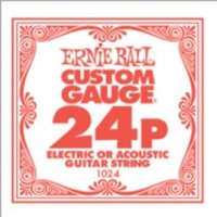 Ernie Ball 1024 .024 Electric Plain Single String