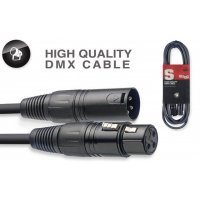 Stagg SDX3, DMX kabel 3-pin XLR/XLR, 3m