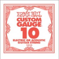 Ernie Ball 1010 .010 Electric Plain Single String