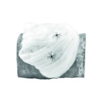 Europalms Halloween pavučina, 50 g, UV aktivní bílá