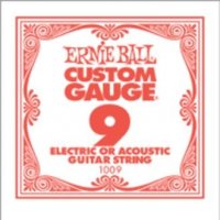 Ernie Ball 1009 .009 Electric Plain Single String