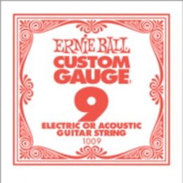 Ernie Ball 1009 .009 Electric Plain Single String
