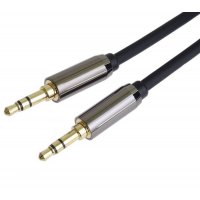 PremiumCord HQ stíněný kabel stereo Jack 3.5mm - Jack 3.5mm M/M 1,5...