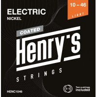 HENRY'S STRINGS HENC1046 Coated Electric Nickel - 010“ - 046”