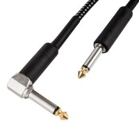 Cascha Guitar Cable 3 m Angled