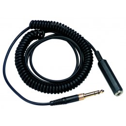 Omnitronic prodlužovací sluchátkový spirálový kabel 5m se sadou re...