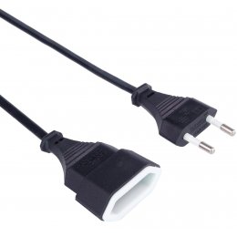 PremiumCord Kabel síťový prodlužovací dvojvidlice 230V 3m