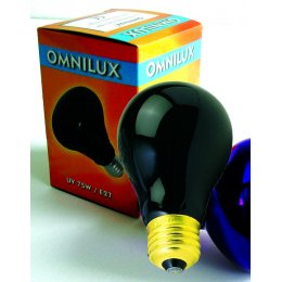 Omnilux UV A19 žárovka 75W E-27