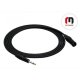 RED’S MUSIC Kabel mikrofonní XLR M / J 6,3 M - 3m - 1