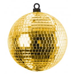 Eurolite Zrcadlová koule 15 cm, zlatá