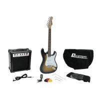 Dimavery EGS-1, elektrická kytara s kombem a příslušenstvím, sun...