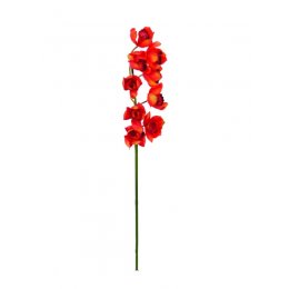 Europalms Orchidej větvička, červená, 90 cm