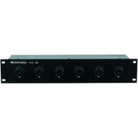 Omnitronic 6-ti zónový PA ovladač hlasitosti 5W stereo, černý