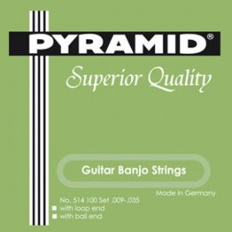 Pyramid 514 100 kytarové banjo, stříbřené se smyčkou