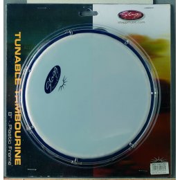 Stagg TAB-108P/WD, laditelná tamburína s blánou, 8