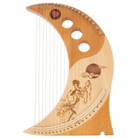 Cega Moon Harp 19 Strings Natural