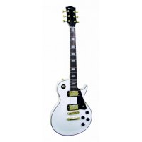 Dimavery LP-520, elektrická kytara, bílá