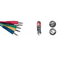 Stagg SPC030MJ E, 6x propojovací kabel Mini Jack/Mini Jack, 3...