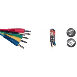 Stagg SPC030MJ E, 6x propojovací kabel Mini Jack/Mini Jack, 3...