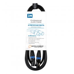 ACCU-CABLE AC-PRO XLR audio cable 3,0m