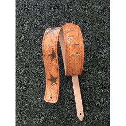 Stejskal popruh kytara kožený hvězdy