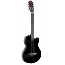 Angel Lopez EC3000CBK, elektroakustická klasická kytara, černá