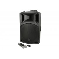 QTX QX15PA-PLUS, mobilní 15" zvukový systém MP3/BT/FM/2x UH...