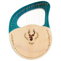 Cega Lyre Harp 24 String Blue