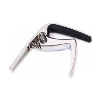 Olympia kapodastr LX-S1 pro westernovou kytaru stříbrný