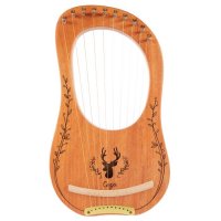 Cega Lyre Harp 10 Strings Natural