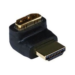 HADEX HDMI(A) zdířka-HDMI(A) konektor úhlová