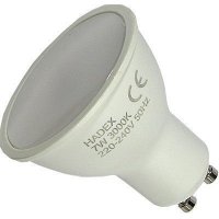 HADEX Žárovka LED GU10, 10xSMD2835, 230V/7W, teplá bílá