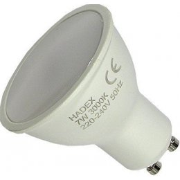 HADEX Žárovka LED GU10, 10xSMD2835, 230V/7W, teplá bílá