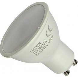 HADEX Žárovka LED GU10, 10xSMD2835, 230V/7W, teplá bílá