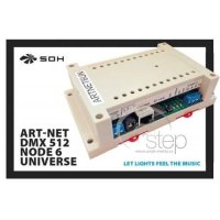 SOH Sound Art-Net DMX 512 Node 6 Universe