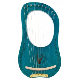 Cega Lyre Harp 10 Strings Blue