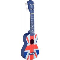 Stagg US UK-FLAG, sopránové ukulele, modré s motivem britské ...