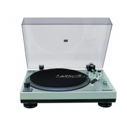 Omnitronic BD-1350, gramofon s řemínkovým pohonem stříbrný