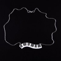 3Dkošík Klavírní náhrdelník