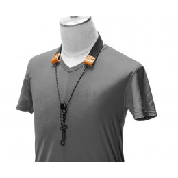 Stagg SAX STRAP4 BK, popruh pro saxofon, černý