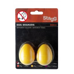 Stagg EGG-2 YW, pár vajíček, žlutá