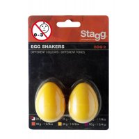 Stagg EGG-2 YW, pár vajíček, žlutá