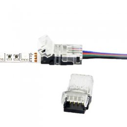 FK Spojka RGB LED-kablík 10mm, pro pásky IP20, 4p