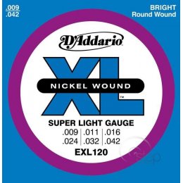 D'Addario EXL120