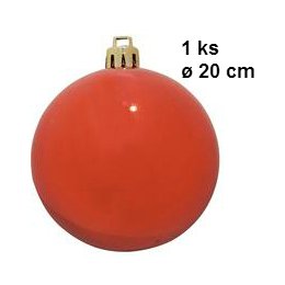 Europalms Vánoční dekorační ozdoba, 20 cm, červená, 1 ks