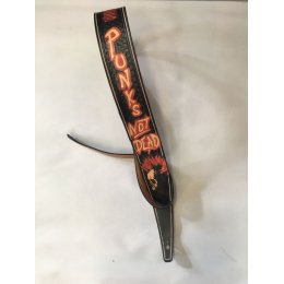 Stejskal popruh kytara kožený Punk's Not Dead