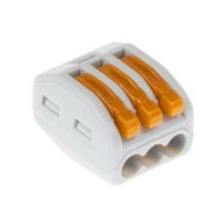 T-LED WAGO svorka 3x2,5 šedá