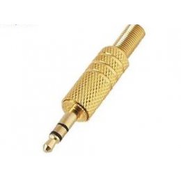 Noname Stereo jack 3,5mm M celý zlatý
