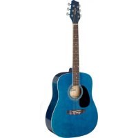 Stagg SA20D 3/4 BLUE, akustická kytara 3/4 typu Dreadnought