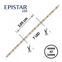 FK LED pásek 266LED/m, 2216, IP20, 4000 - 4300 K, bílá, 24...